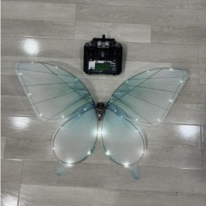 Biomimetic Flapping Wing RC Butterfly - Rechargeable with LED, Smart Flying Mechanical Insect