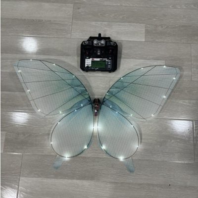 Biomimetic Flapping Wing RC Butterfly - Rechargeable with LED, Smart Flying Mechanical Insect