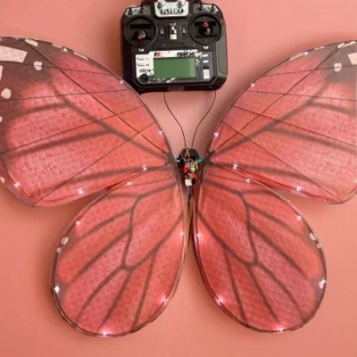 LED Glowing RC Bionic Butterfly - Biomimetic Flapping Wing Drone, Rechargeable, Perfect for Birthday & Valentine's Gift